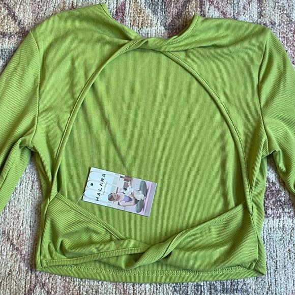 Halara Backless Twisted Cropped Casual Sports Top M - Picture 6 of 6